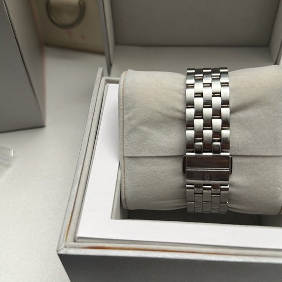 MICHELE Watch Uptown Diamond Dial Stainless Steel 39MM